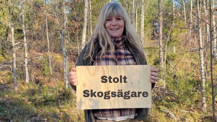 Stolt skogsägare Värmland Kikki Ahlstedt Karlsson