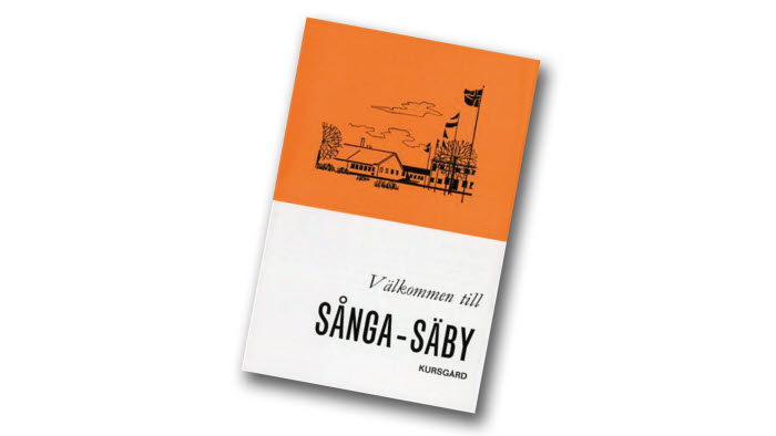Reklambroschyr för Sånga-Säby kursgård
