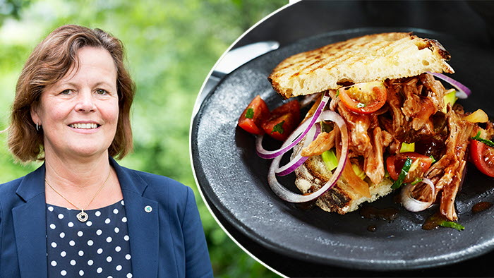 Åsa Odell positiv till regeringens förslag på ursprungsmärkning på kött på restauranger och storkök.