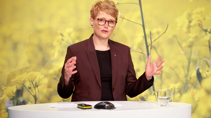 Anna Karin Hatt talar på Riksförbundsstämman 2022
