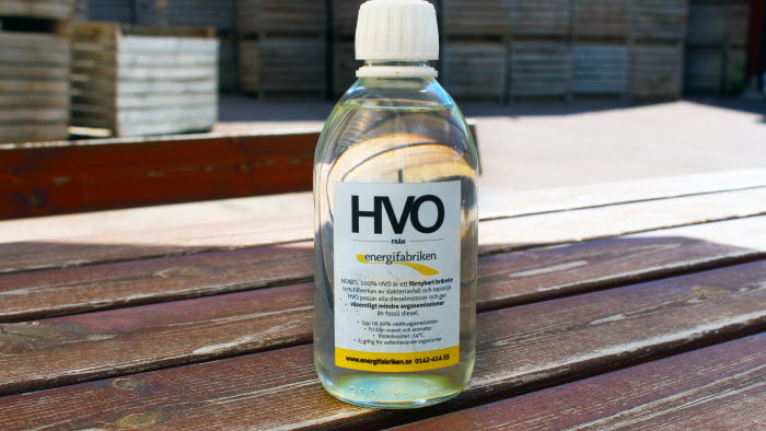 Flaska med HVO