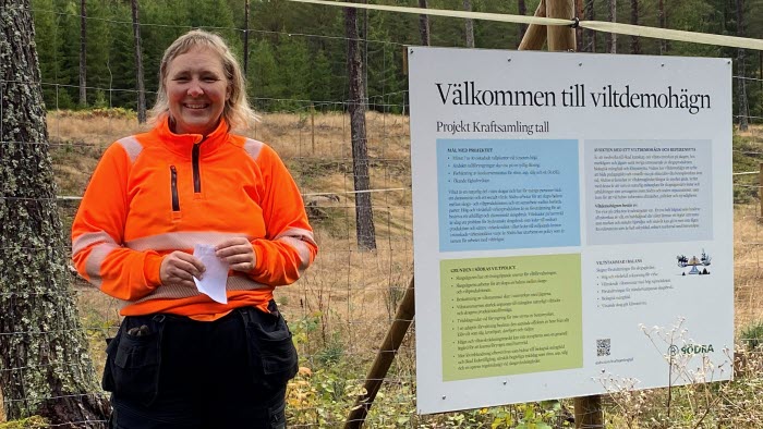 Monica Andersson, skogsägare i Tibro